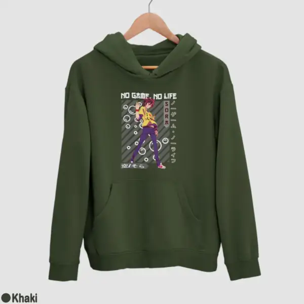 Anime Sora Men's Hoodie - Image 10