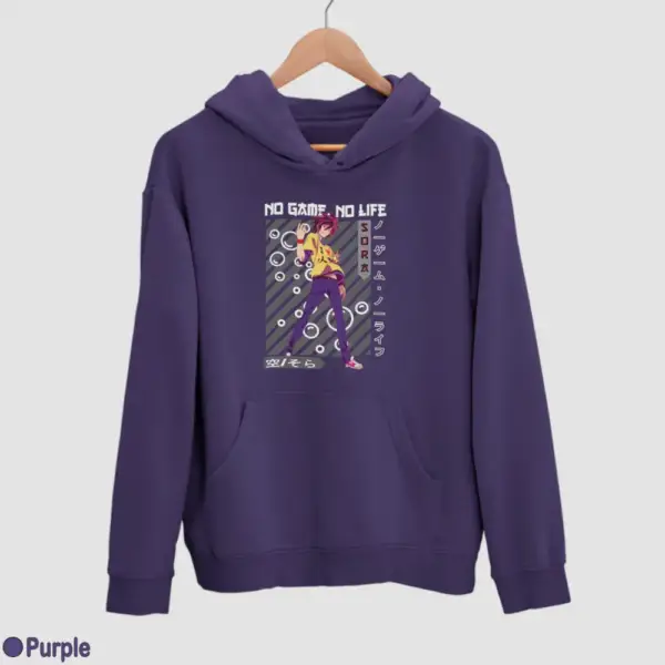 Anime Sora Men's Hoodie - Image 15