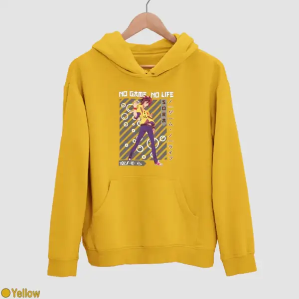 Anime Sora Men's Hoodie - Image 19
