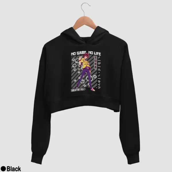 Anime Sora Women's Crop Hoodie