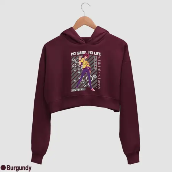 Anime Sora Women's Crop Hoodie - Image 4