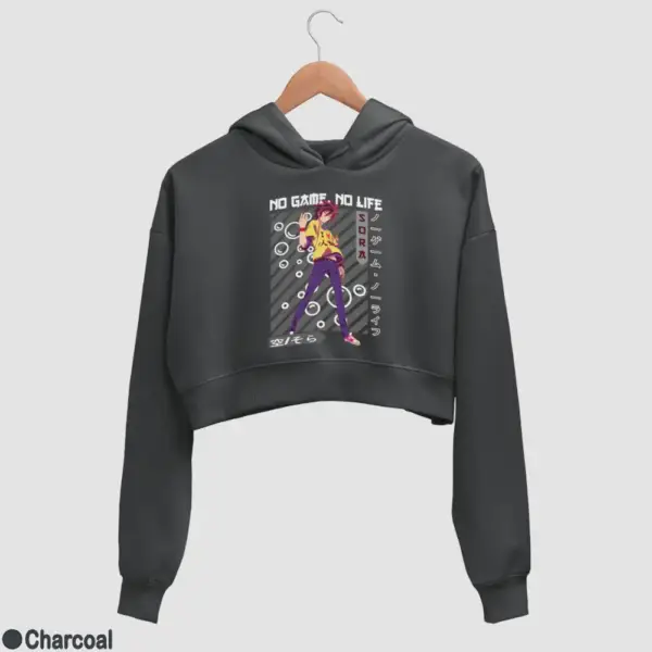 Anime Sora Women's Crop Hoodie - Image 6