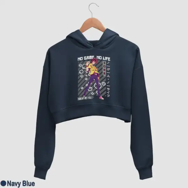 Anime Sora Women's Crop Hoodie - Image 11