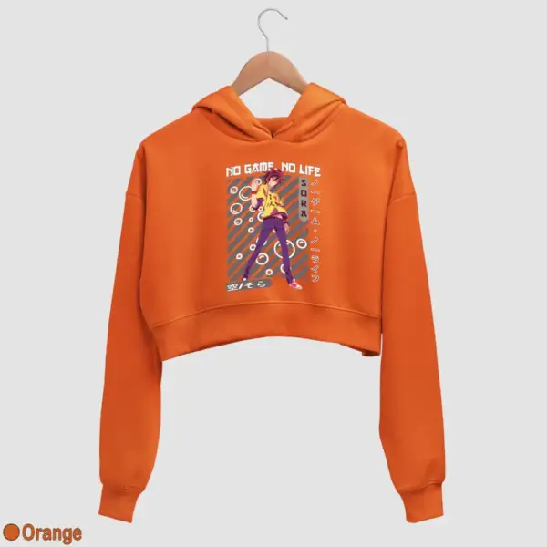 Anime Sora Women's Crop Hoodie - Image 12