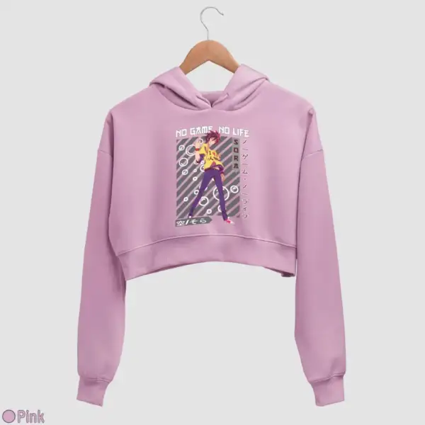 Anime Sora Women's Crop Hoodie - Image 13