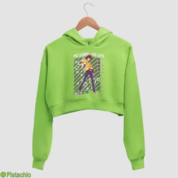 Anime Sora Women's Crop Hoodie - Image 14