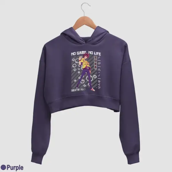 Anime Sora Women's Crop Hoodie - Image 15