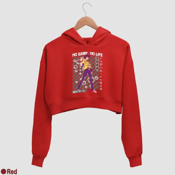 Anime Sora Women's Crop Hoodie - Image 16