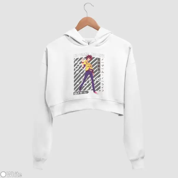 Anime Sora Women's Crop Hoodie - Image 18