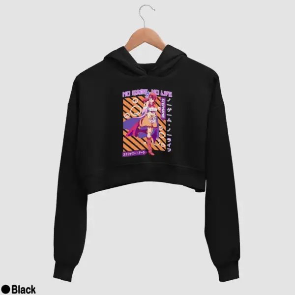 Stephanie Dola Women's Crop Hoodie - Image 2