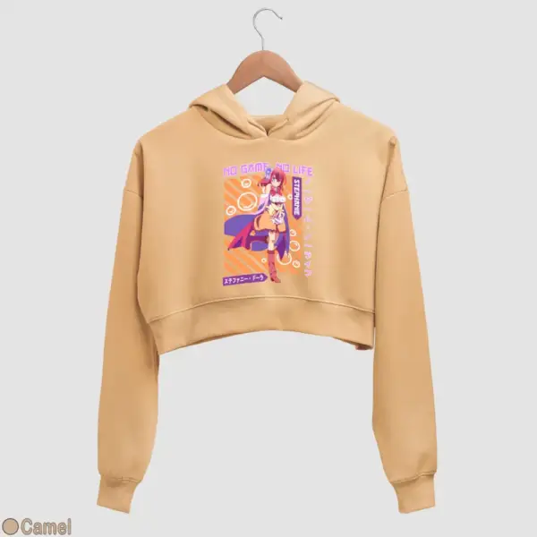 Stephanie Dola Women's Crop Hoodie - Image 6