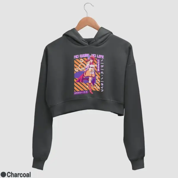 Stephanie Dola Women's Crop Hoodie