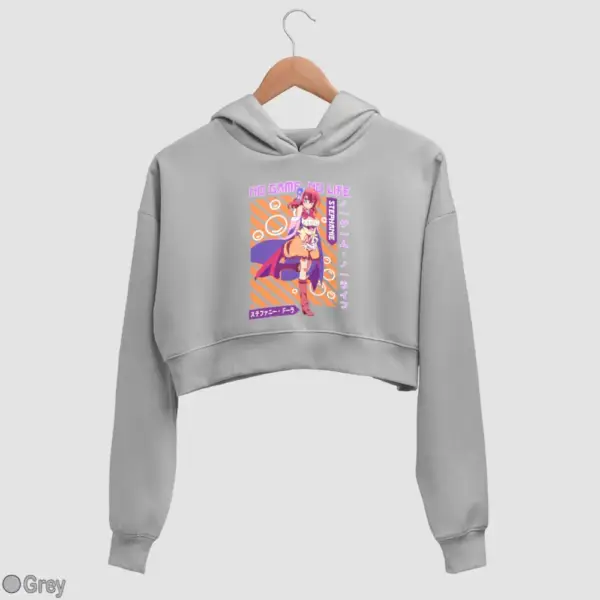 Stephanie Dola Women's Crop Hoodie - Image 8
