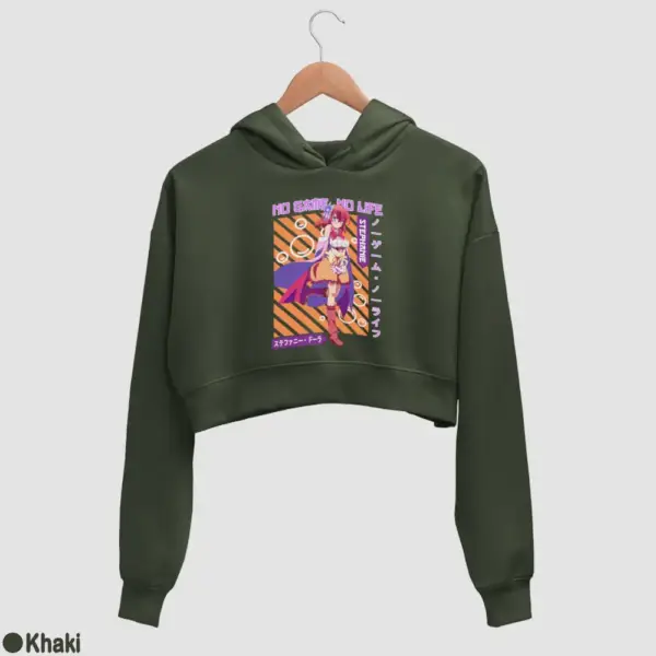 Stephanie Dola Women's Crop Hoodie - Image 9