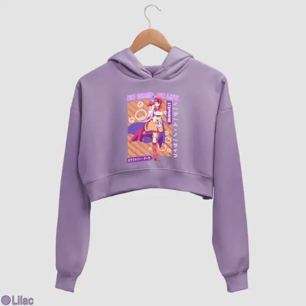 Stephanie Dola Women's Crop Hoodie - Image 10