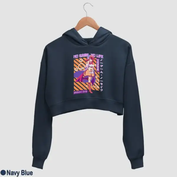 Stephanie Dola Women's Crop Hoodie - Image 11
