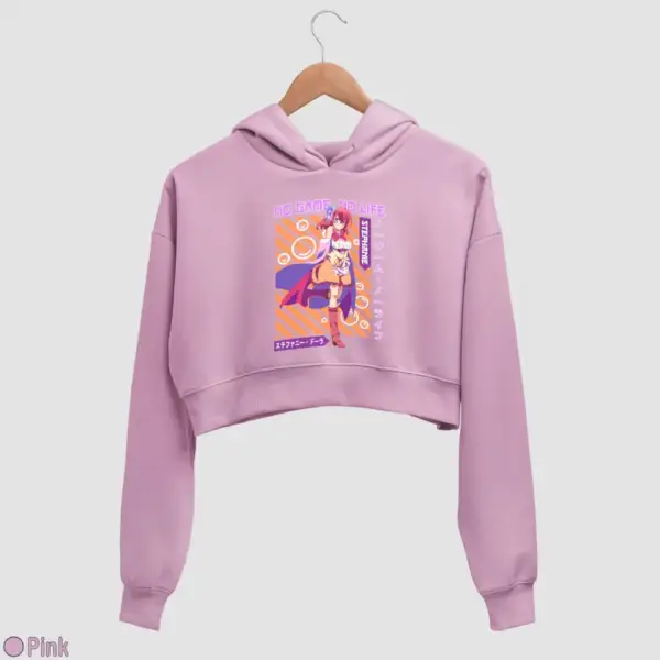 Stephanie Dola Women's Crop Hoodie - Image 13