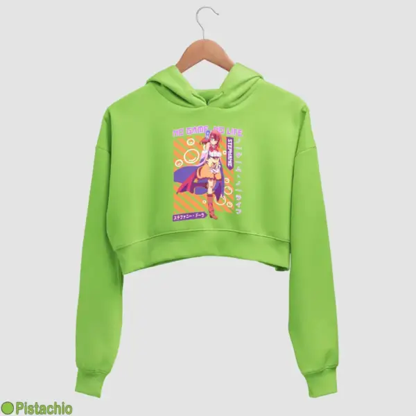 Stephanie Dola Women's Crop Hoodie - Image 14