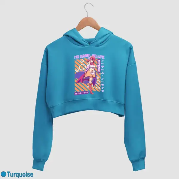 Stephanie Dola Women's Crop Hoodie - Image 17