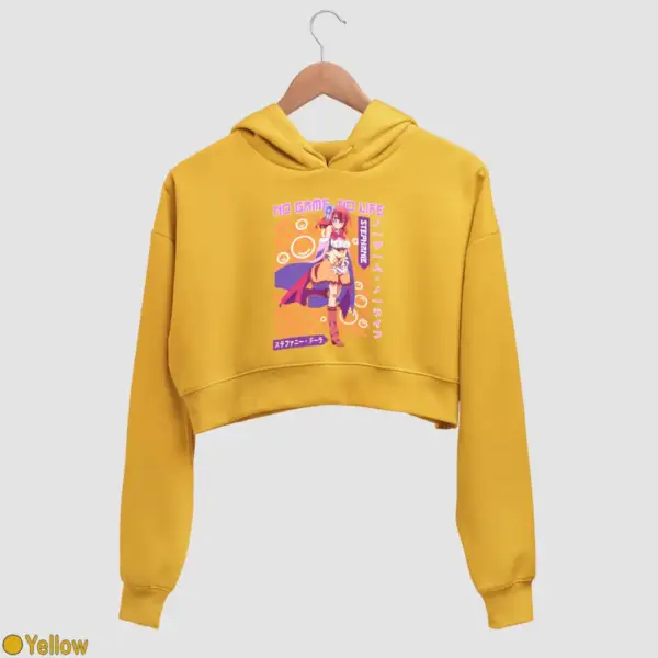 Stephanie Dola Women's Crop Hoodie - Image 19