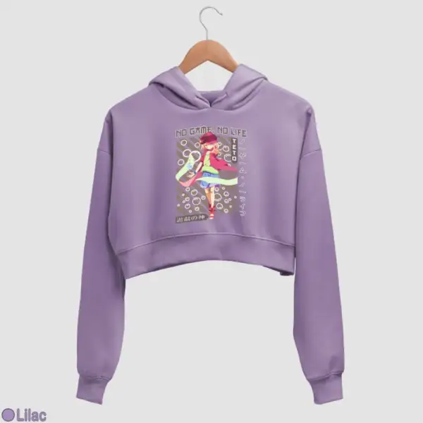No Game, No Life, Tet Women's Crop Hoodie - Image 11