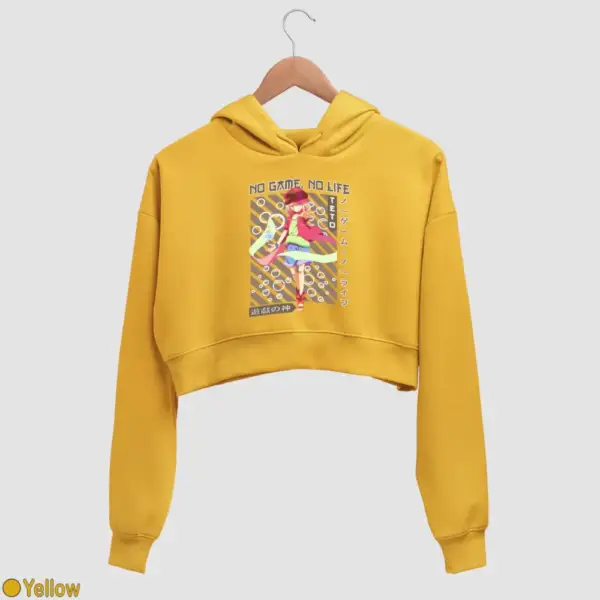 No Game, No Life, Tet Women's Crop Hoodie