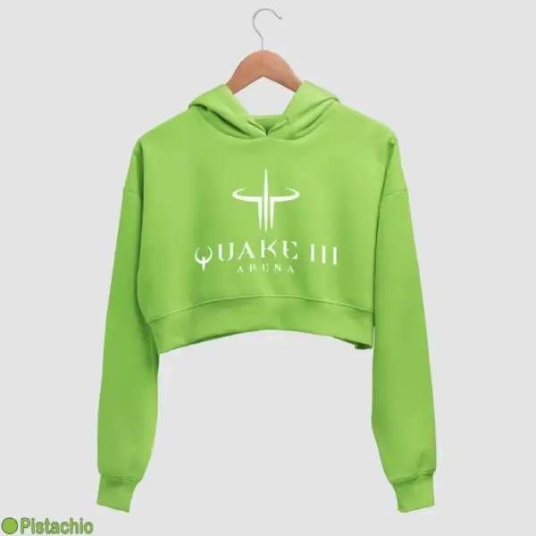 Quake III Arena Women's Crop Hoodie - Image 15