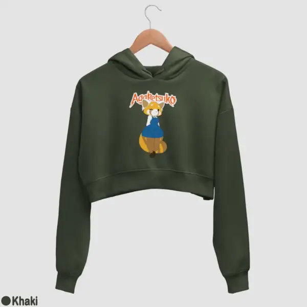 Red Panda Sanrio Women's Crop Hoodie - Image 9
