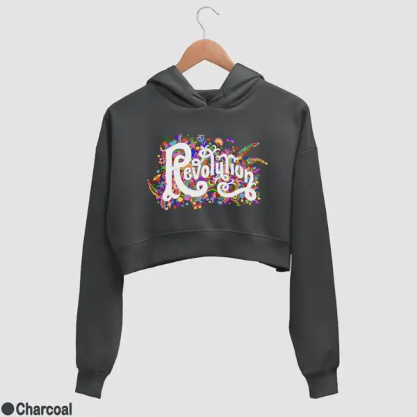 Revolution Women's Crop Hoodie - Image 7