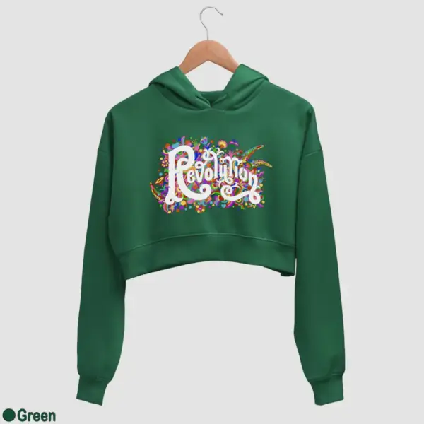 Revolution Women's Crop Hoodie - Image 8