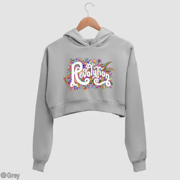 Revolution Women's Crop Hoodie - Image 9