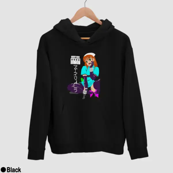 Senpai Naughty Nurse Men's Hoodie - Image 2