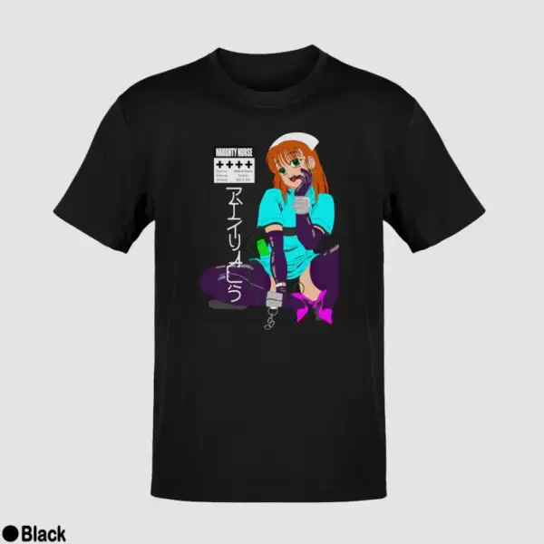 Senpai Naughty Nurse Men's T-Shirt - Image 2