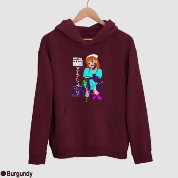 Senpai Naughty Nurse Men's Hoodie - Image 5