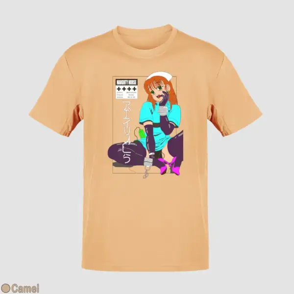 Senpai Naughty Nurse Men's T-Shirt - Image 6