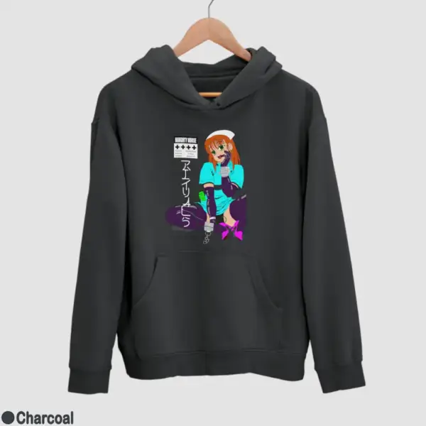 Senpai Naughty Nurse Men's Hoodie - Image 7