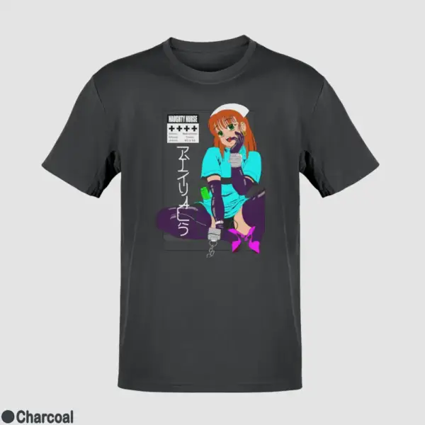 Senpai Naughty Nurse Men's T-Shirt - Image 7