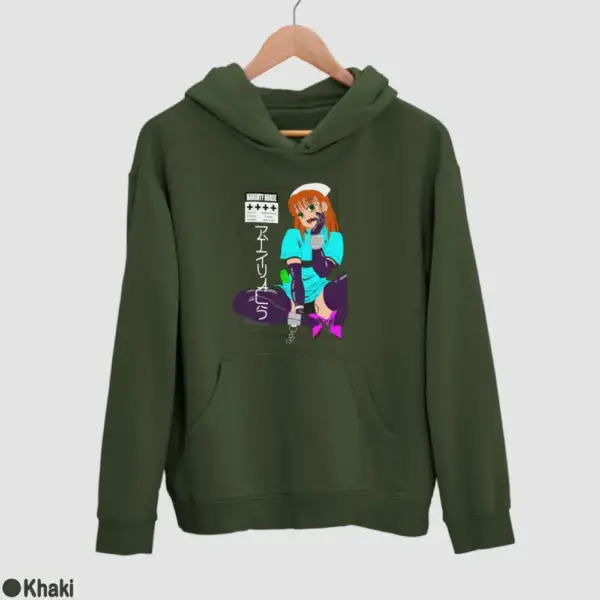 Senpai Naughty Nurse Men's Hoodie - Image 10