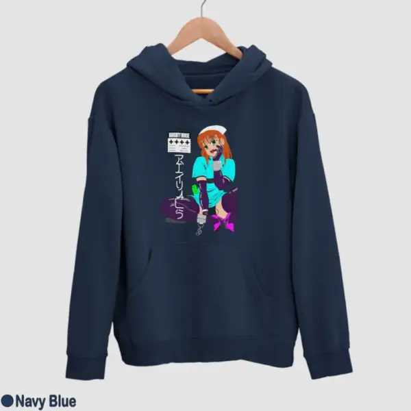 Senpai Naughty Nurse Men's Hoodie - Image 12
