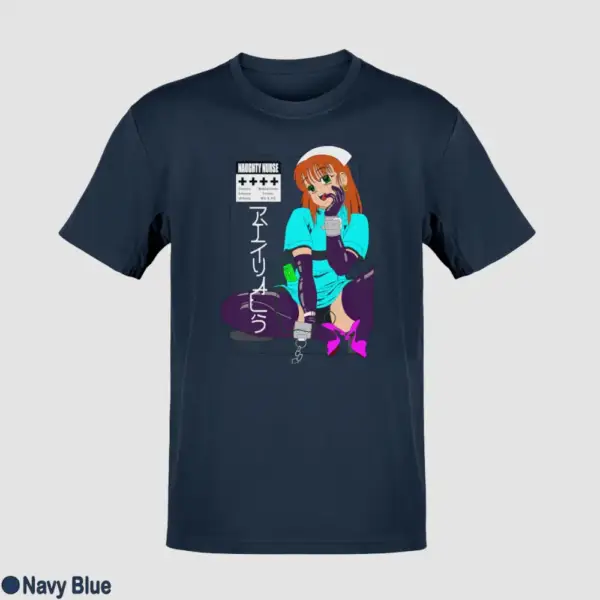 Senpai Naughty Nurse Men's T-Shirt - Image 12