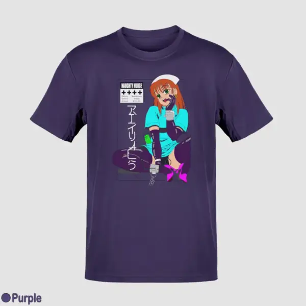Senpai Naughty Nurse Men's T-Shirt - Image 15