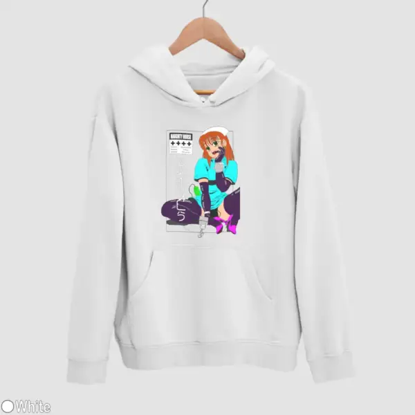 Senpai Naughty Nurse Men's Hoodie - Image 18