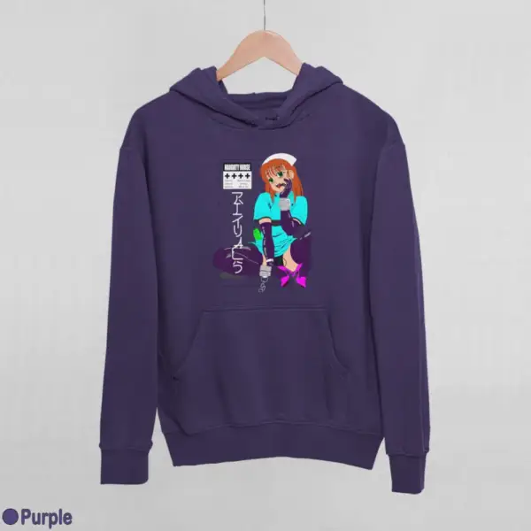 Senpai Naughty Nurse Women's Hoodie - Image 16
