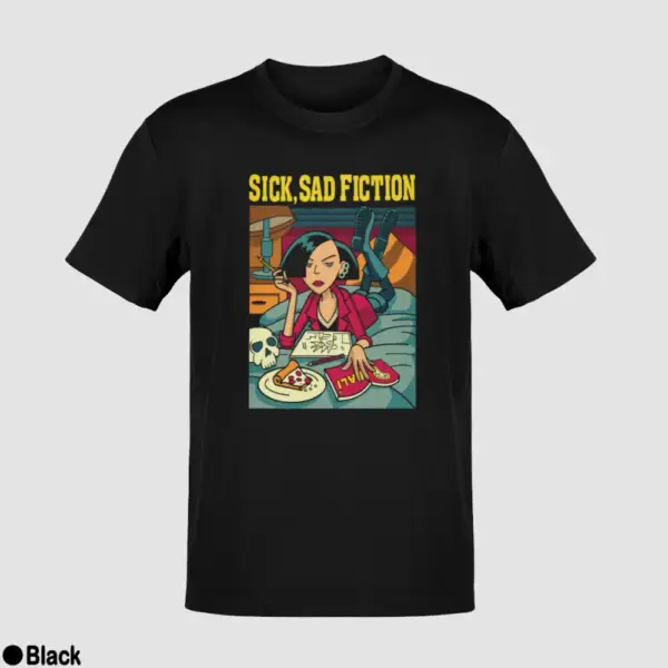 Sick, Sad Fiction Men's T-Shirt - Image 2