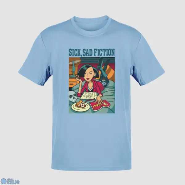 Sick, Sad Fiction Men's T-Shirt - Image 3