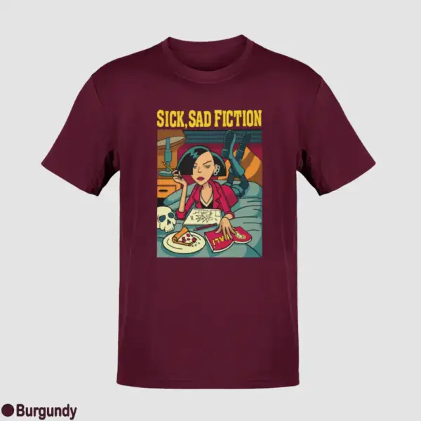 Sick, Sad Fiction Men's T-Shirt - Image 5