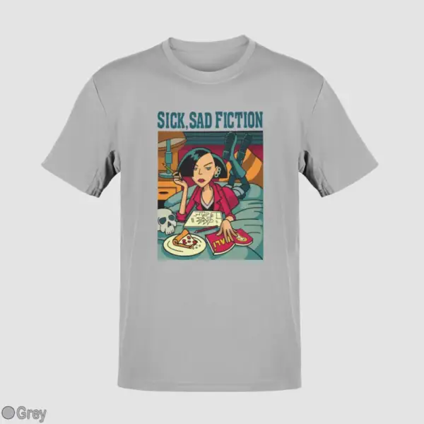 Sick, Sad Fiction Men's T-Shirt - Image 9
