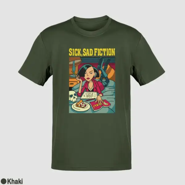Sick, Sad Fiction Men's T-Shirt - Image 10