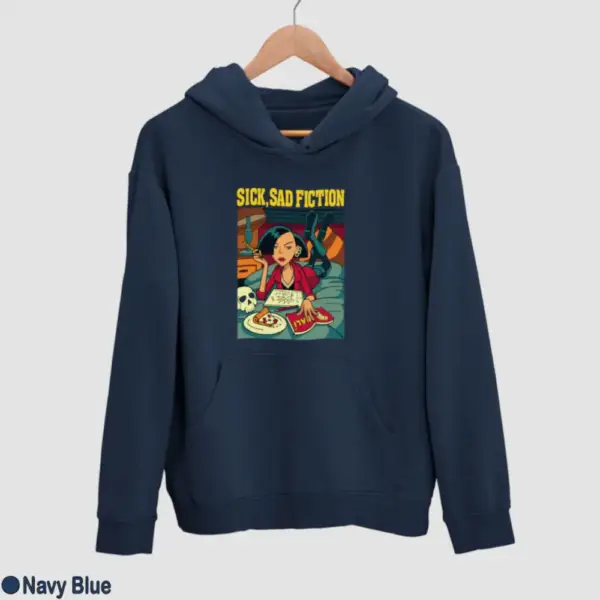 Sick, Sad Fiction Men's Hoodie - Image 12