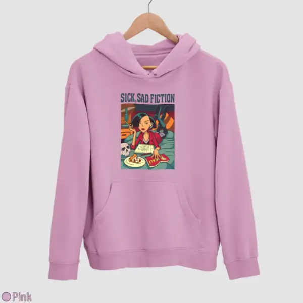 Sick, Sad Fiction Men's Hoodie - Image 14